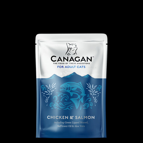 Hrana umeda pentru pisici Canagan Adult cu pui si somon 85g